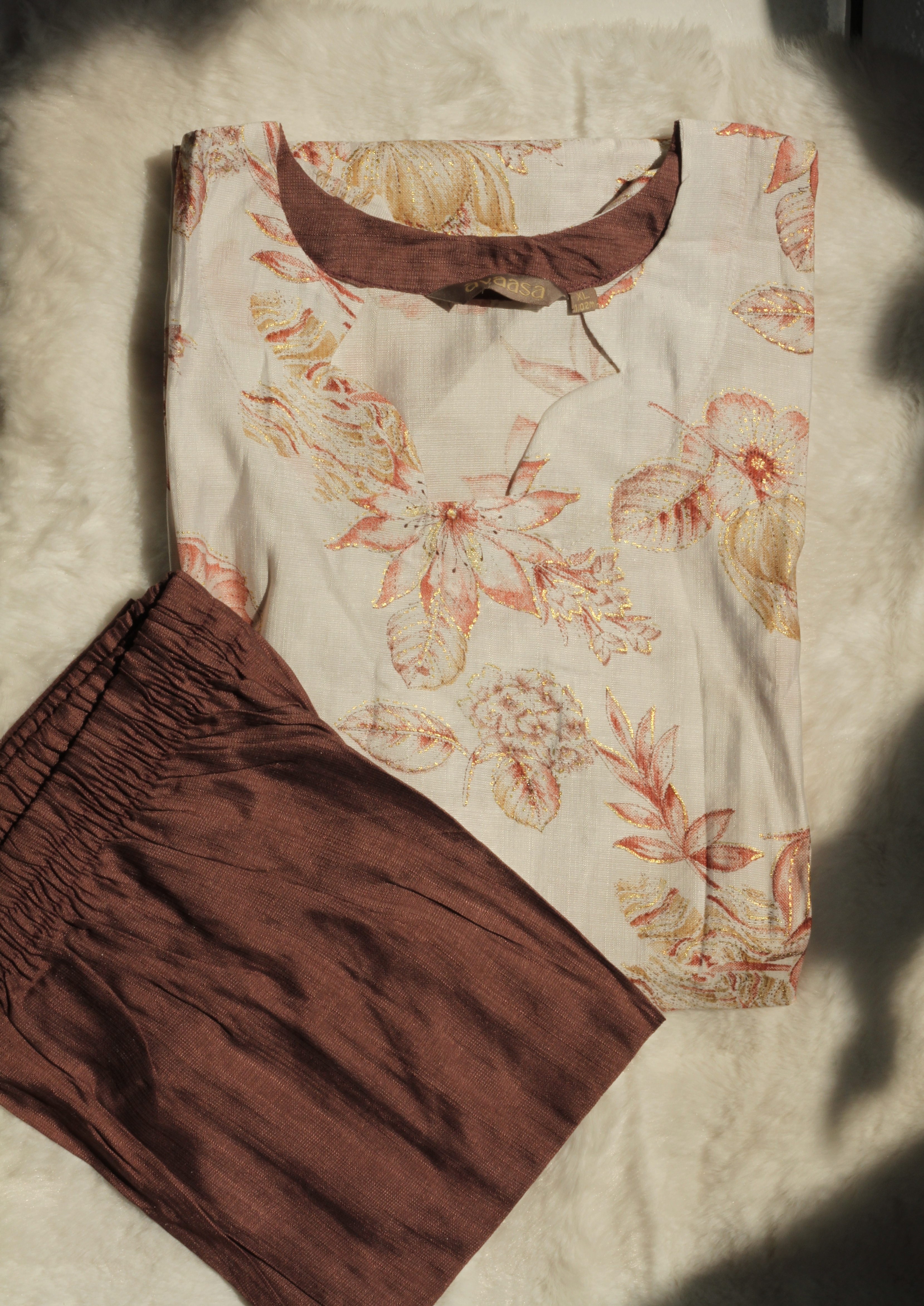 Maroon Luxe Co-ord Set